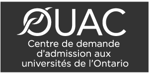 Logo OUAC compact vertical inversé en français