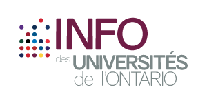 Logo Info-UO compact vertical en couleur en français