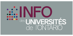 Logo Info-UO compact vertical demi-inversé en français