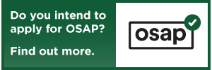 Do you intend to apply for OSAP? Find out more.