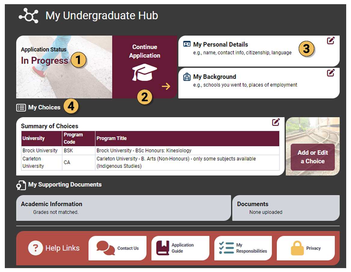 A graphic of the Undergraduate Hub in progress